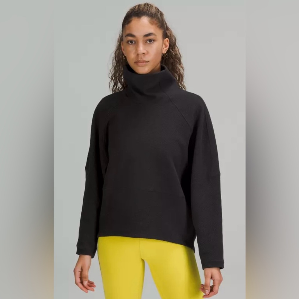 Lululemon Textured Funnel Neck Pullover Sweatshirt